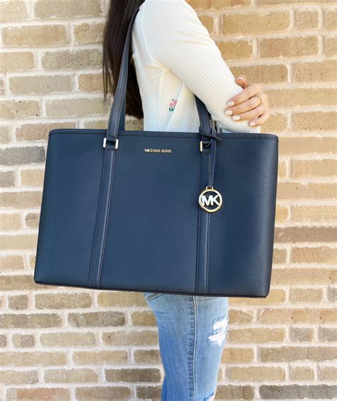 michael kors sady leather tote|Michael Kors sady laptop bag.